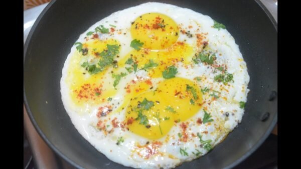 Simple Half Egg Fry