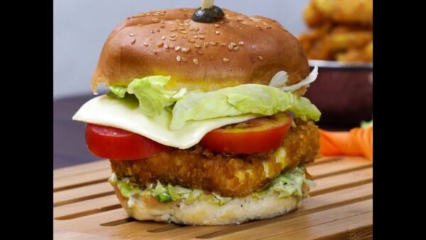 Veg Paneer Cheese Burger