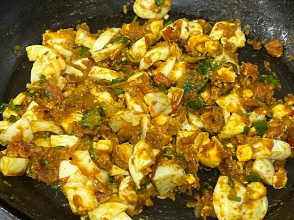 Butter Boil Egg Bhurji